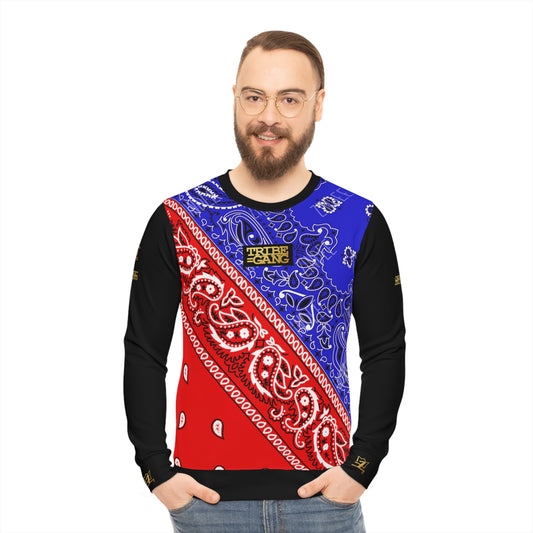 UNO ORGANIC TRIBE=GANG FREE LARRY HOOVER Lightweight Sweatshirt (AOP)