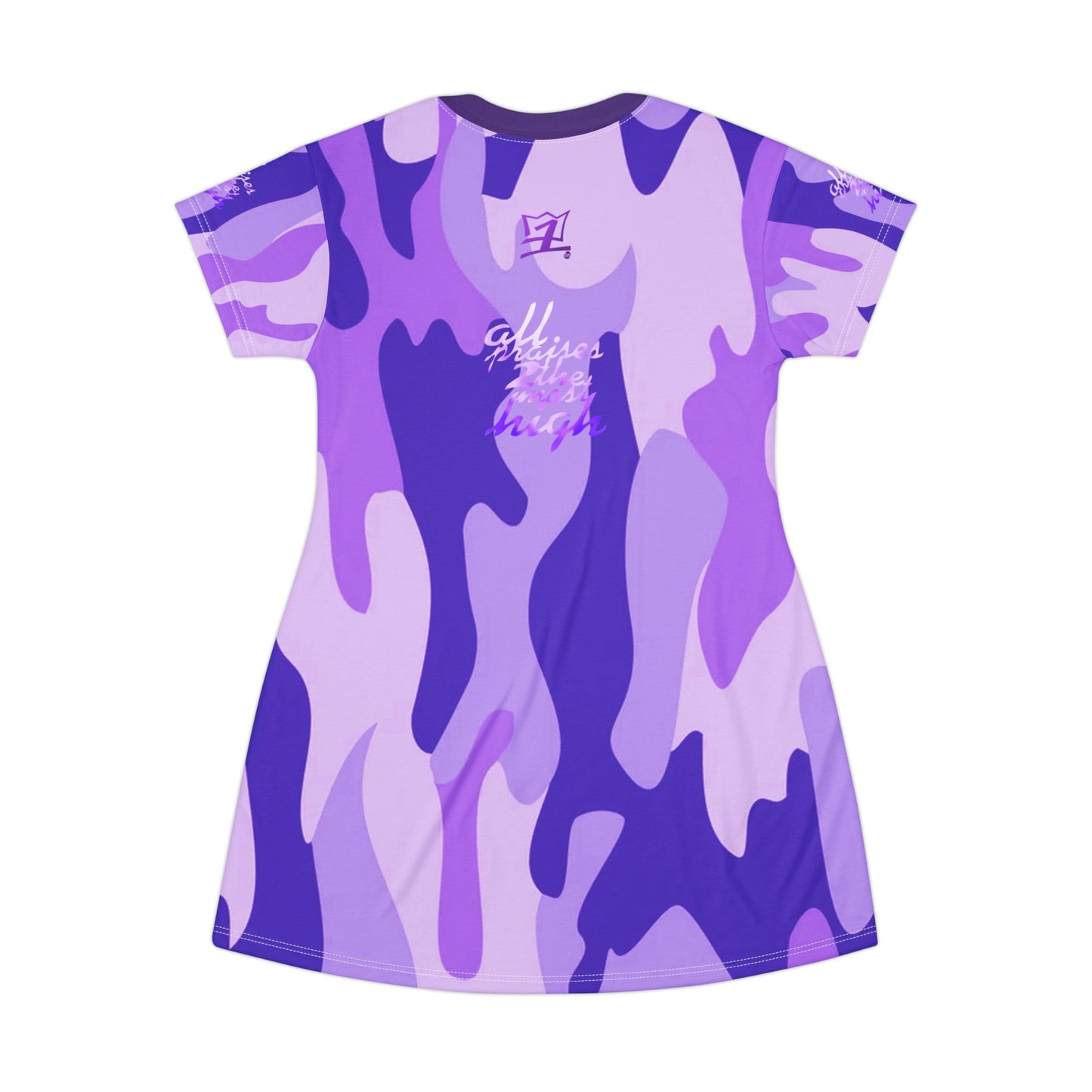 UNO ALL PRAISES All Over Print T-Shirt Dress Camo Collection