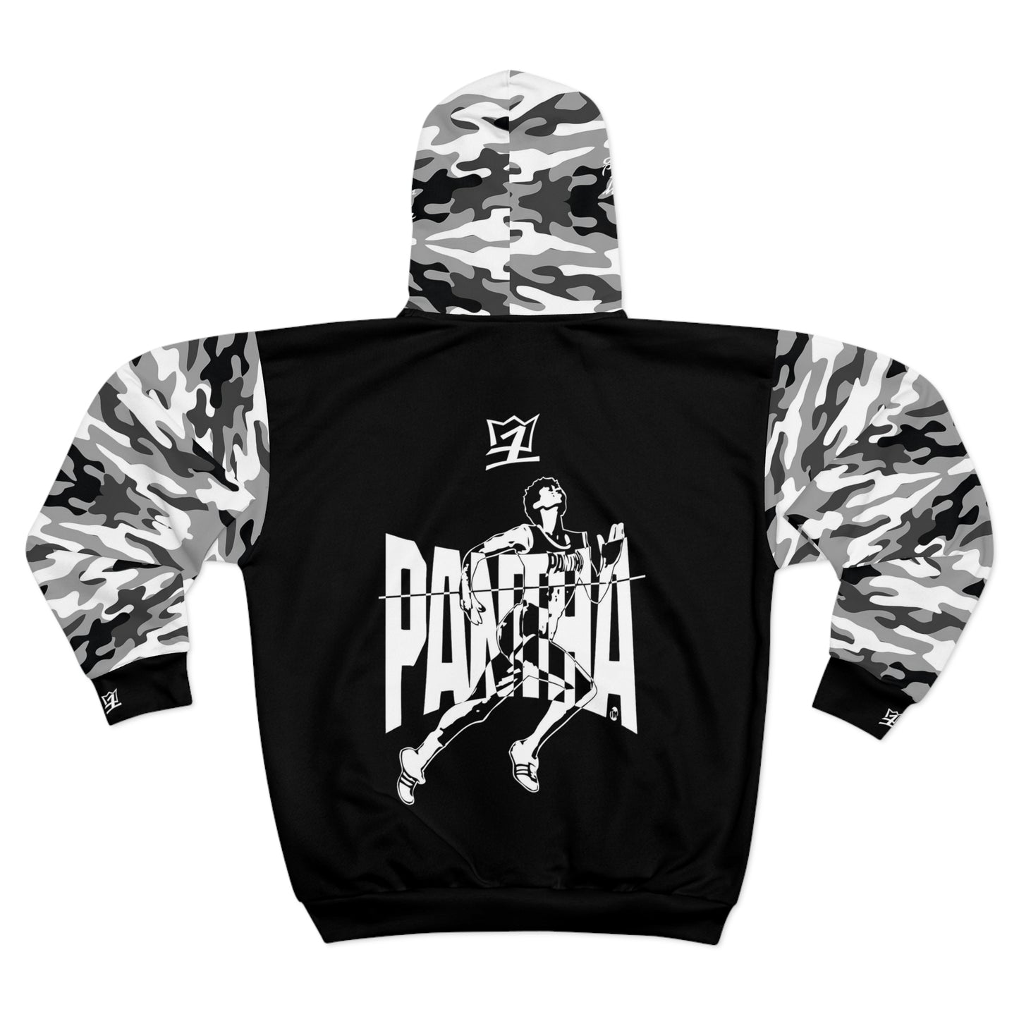 UNO PANTHA ALLSTARS LOVE WILMA Unisex Zip Hoodie (AOP) Camo Collection