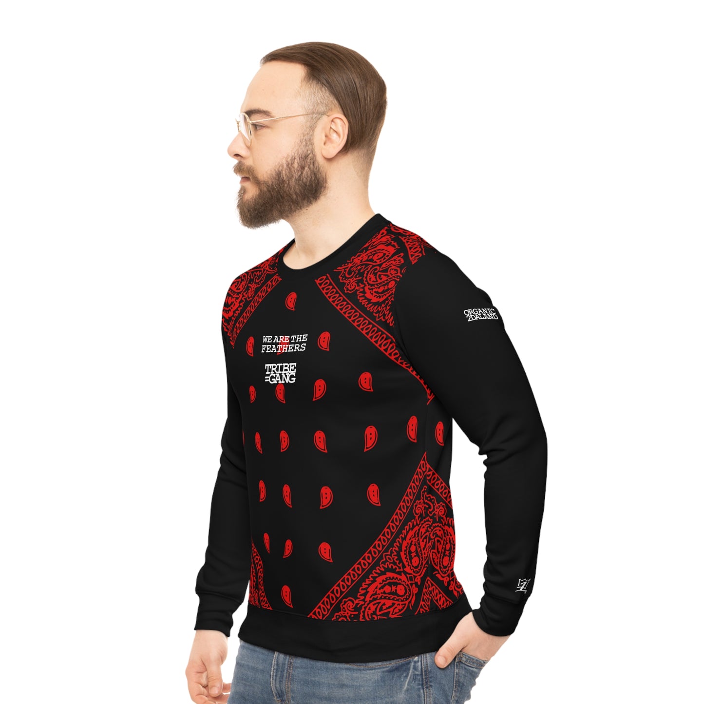 UNO ORGANIC WE ARE THE FEATHERS Lightweight Sweatshirt (AOP)