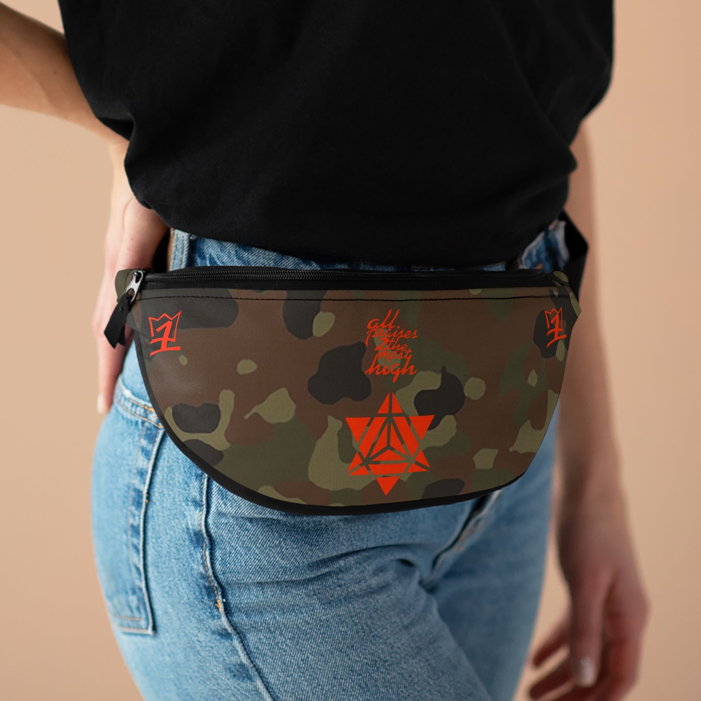 UNO ABSTRACTS NEW EARTH MERKABA Fanny Pack