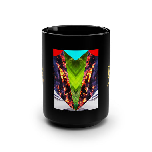 UNO ALLPRAISES V Variation 1 Black Mug, 15oz