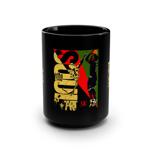 UNO SOULART KYRIECAN'TBFADED GM7 GameWinna Black Mug, 15oz