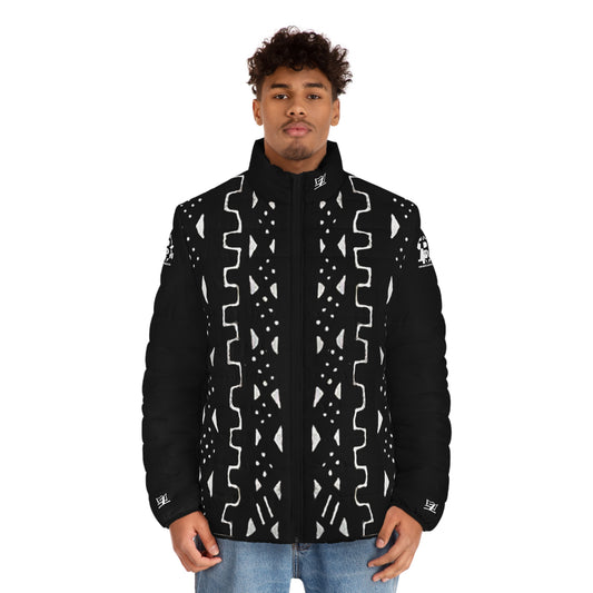 UNOBTCAFRICA Men's Puffer Jacket (AOP)