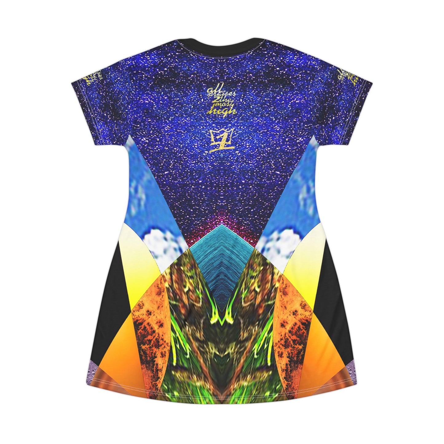 UNO ALLPRAISES II Variation 2 All Over Print T-Shirt Dress