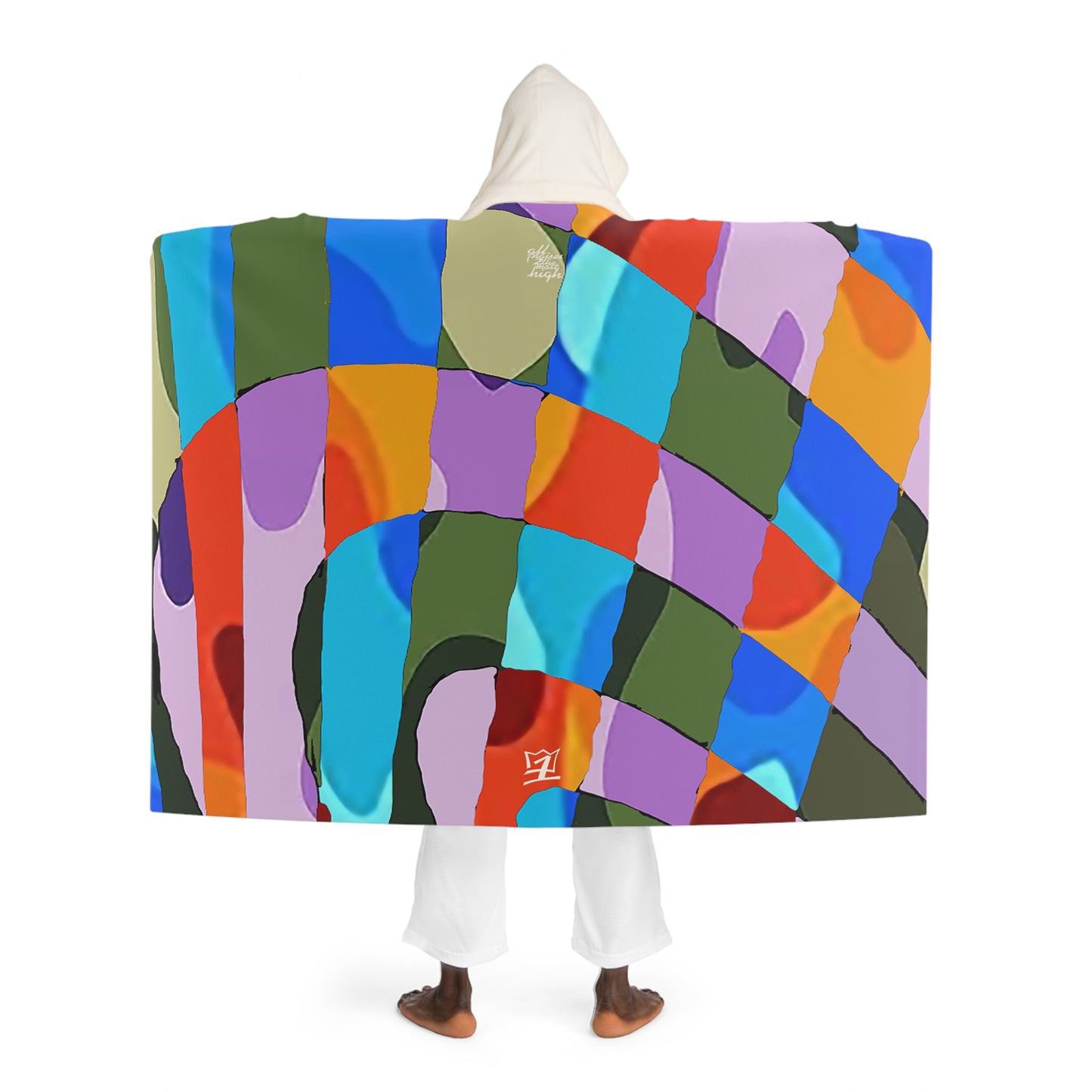 Hooded Sherpa Fleece Blanket