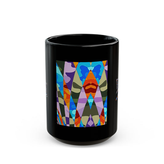 UNO ABSTRACT Black Mug (11oz, 15oz)