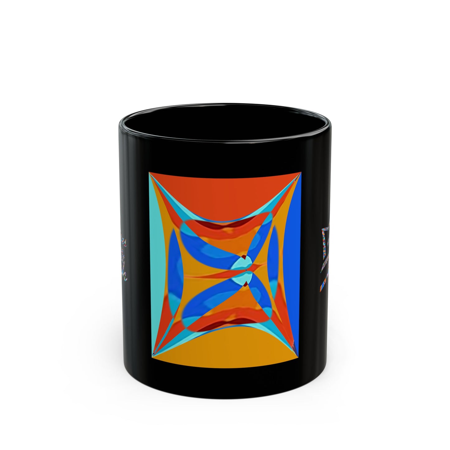 UNO ABSTRACT Black Mug (11oz, 15oz)