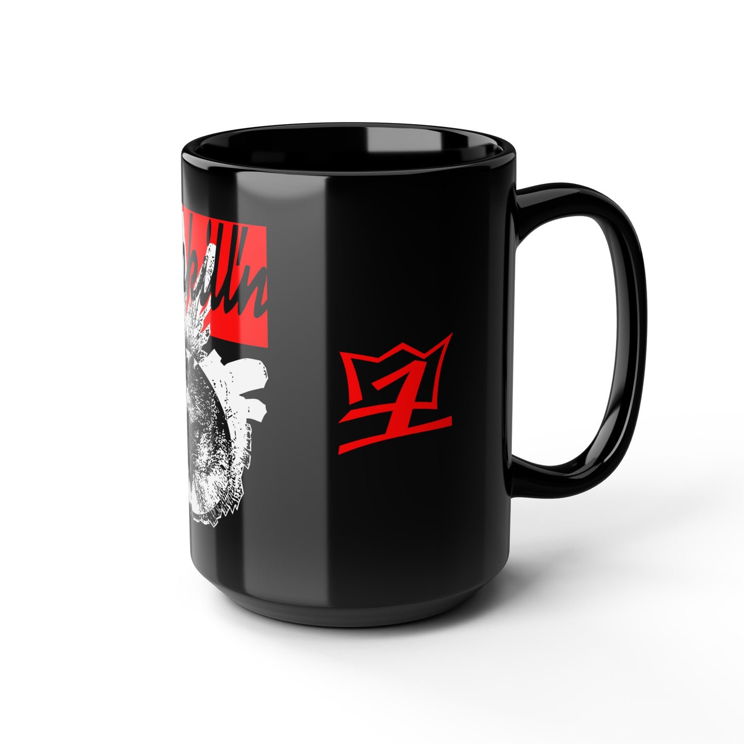 UNO LOVEHARPY STOPKILL'N Black Mug, 15oz