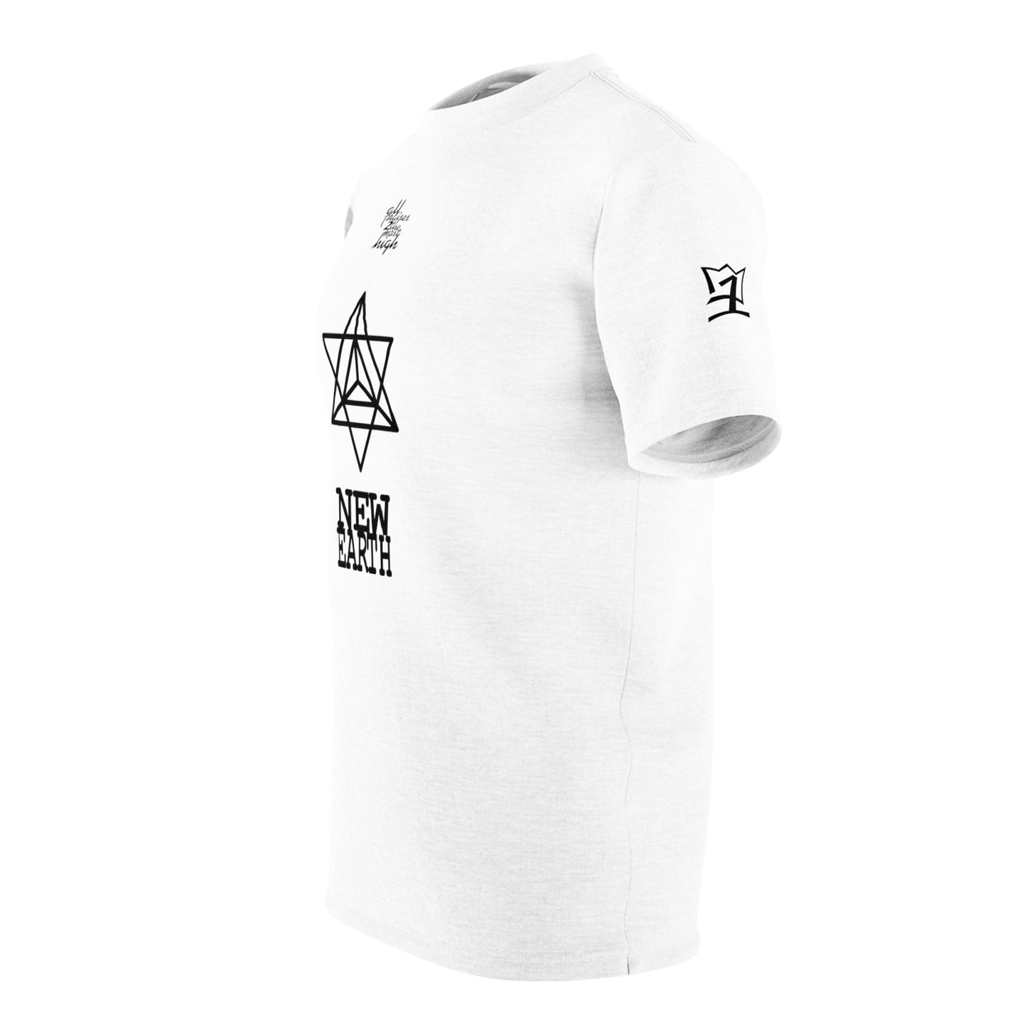 UNO ABSTRACTS NEW EARTH MERKABA Unisex Cut & Sew Tee (AOP)