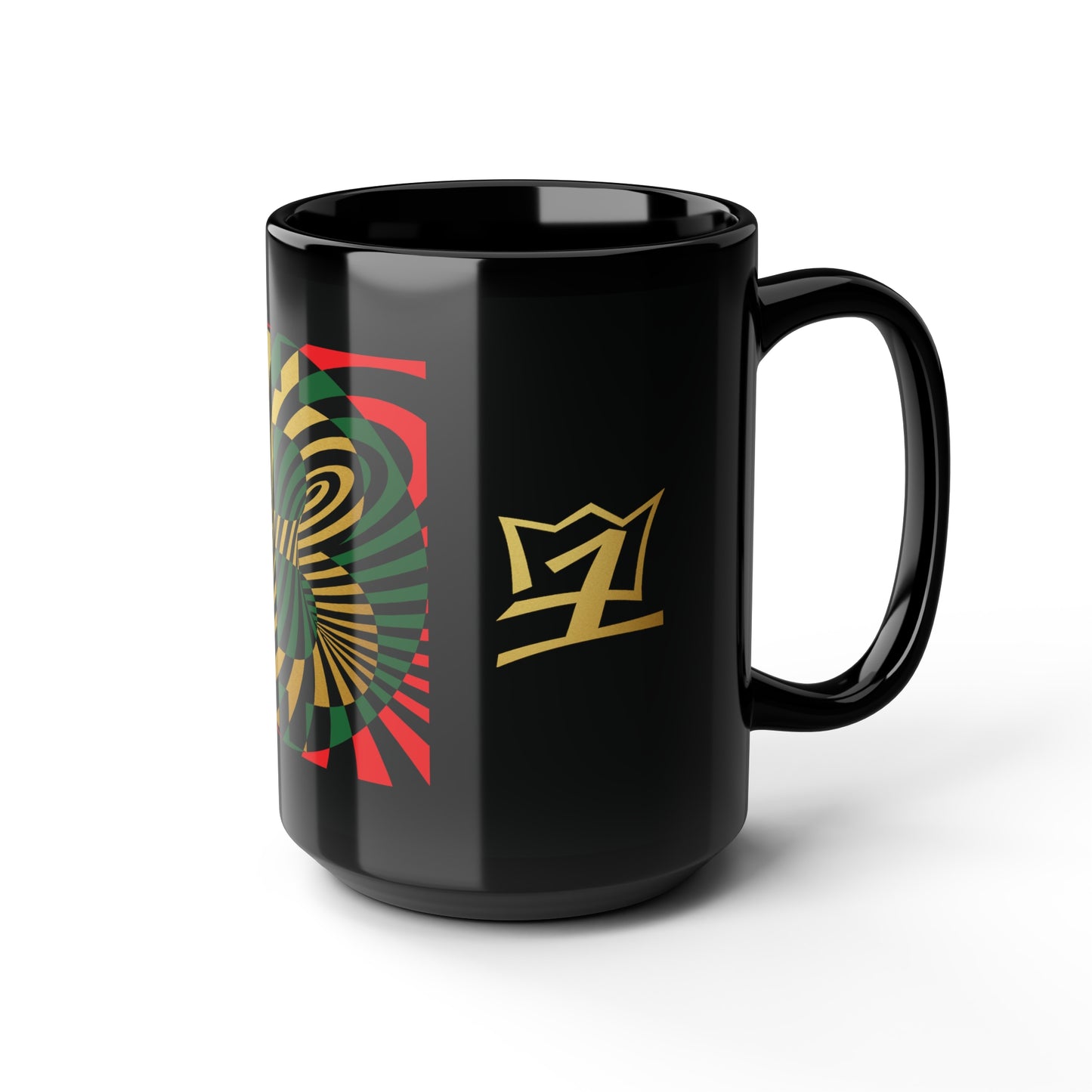 UNOBTCMAX Black Mug, 15oz