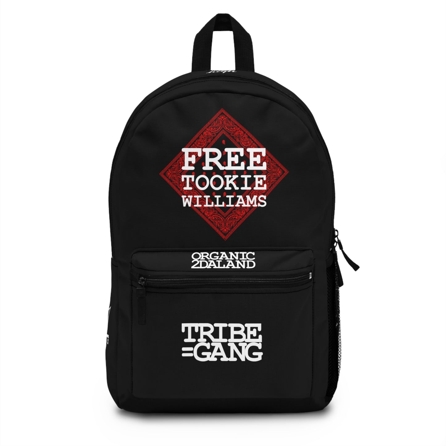 UNO ORGANIC TRIBE=GANG FREE TOOKIE WILLIAMS Backpack