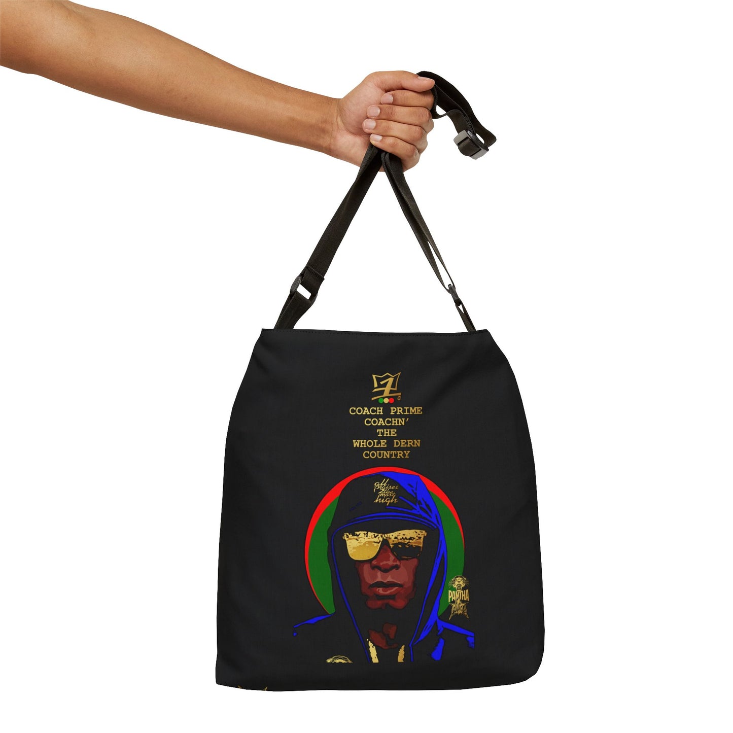 UNO LOVEBLACKLIVES LOVE COACH PRIME Adjustable Tote Bag (AOP)