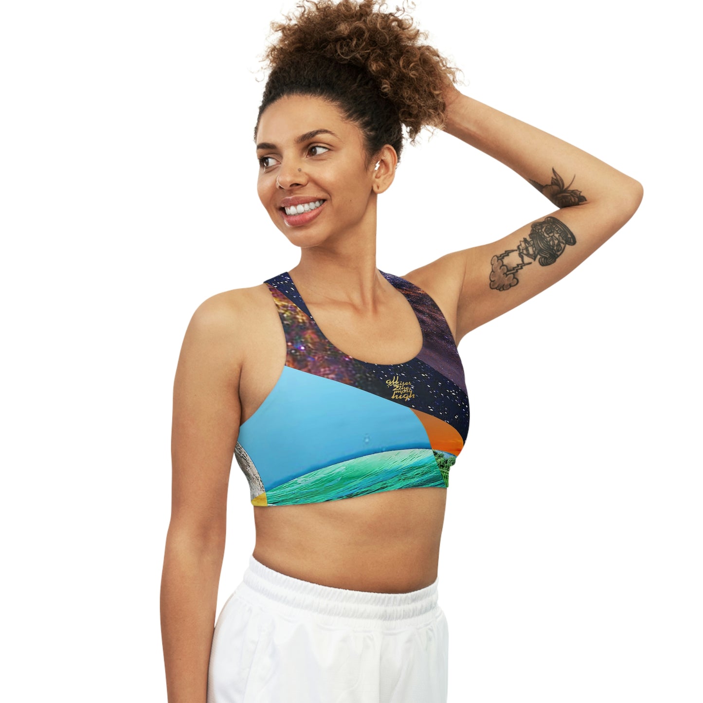 UNO ALLPRAISES IV Seamless Sports Bra (AOP)