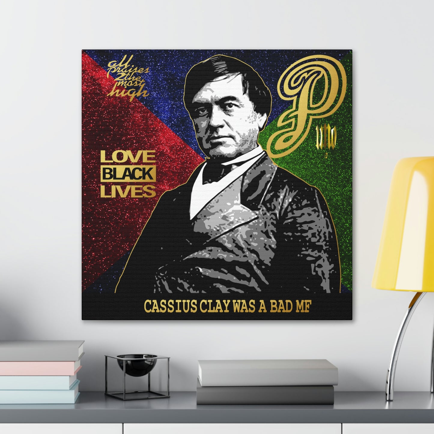 UNO PANTHA CASSIUS CLAY WAS A BAD MF Canvas Gallery Wraps