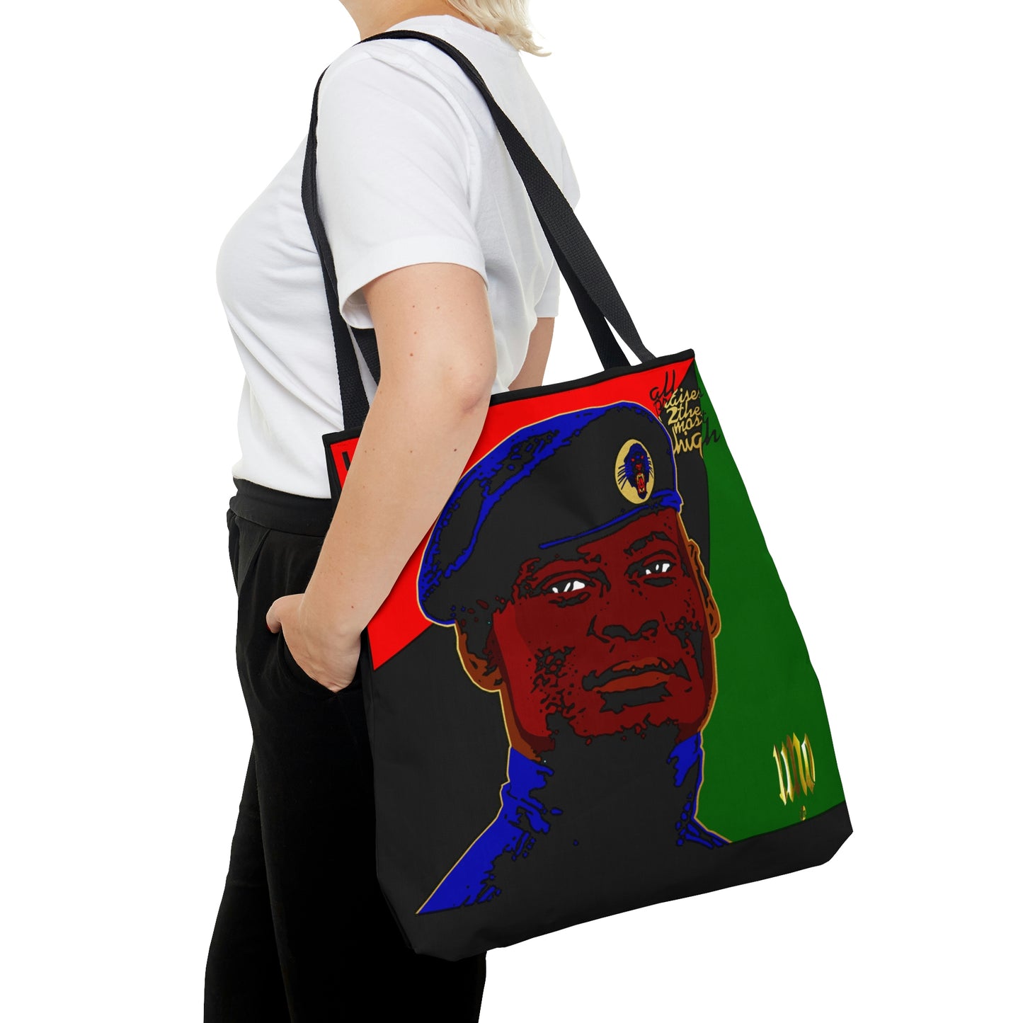 UNO LOVEBLACKLIVES LOVEKHALID AOP Tote Bag