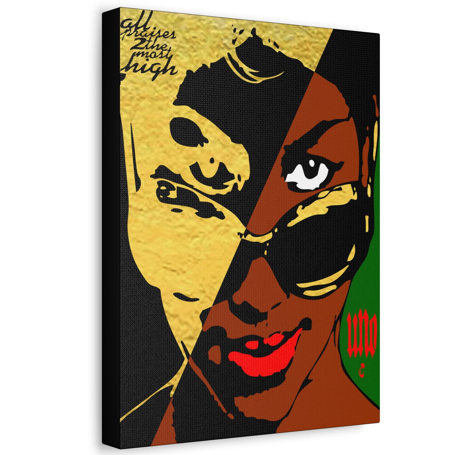 UNO LOVEARETHA SOULQUEEN 12x16, 18x24, & 24x30" Stretched Canvas