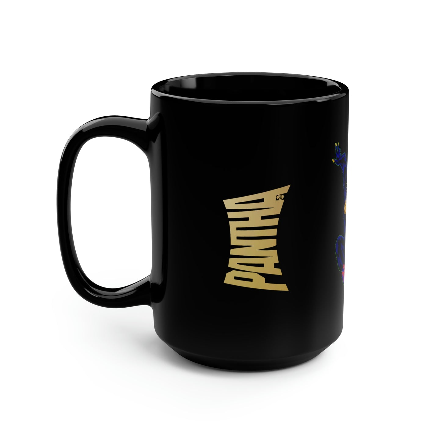 UNO PANTHA Black Mug, 15oz