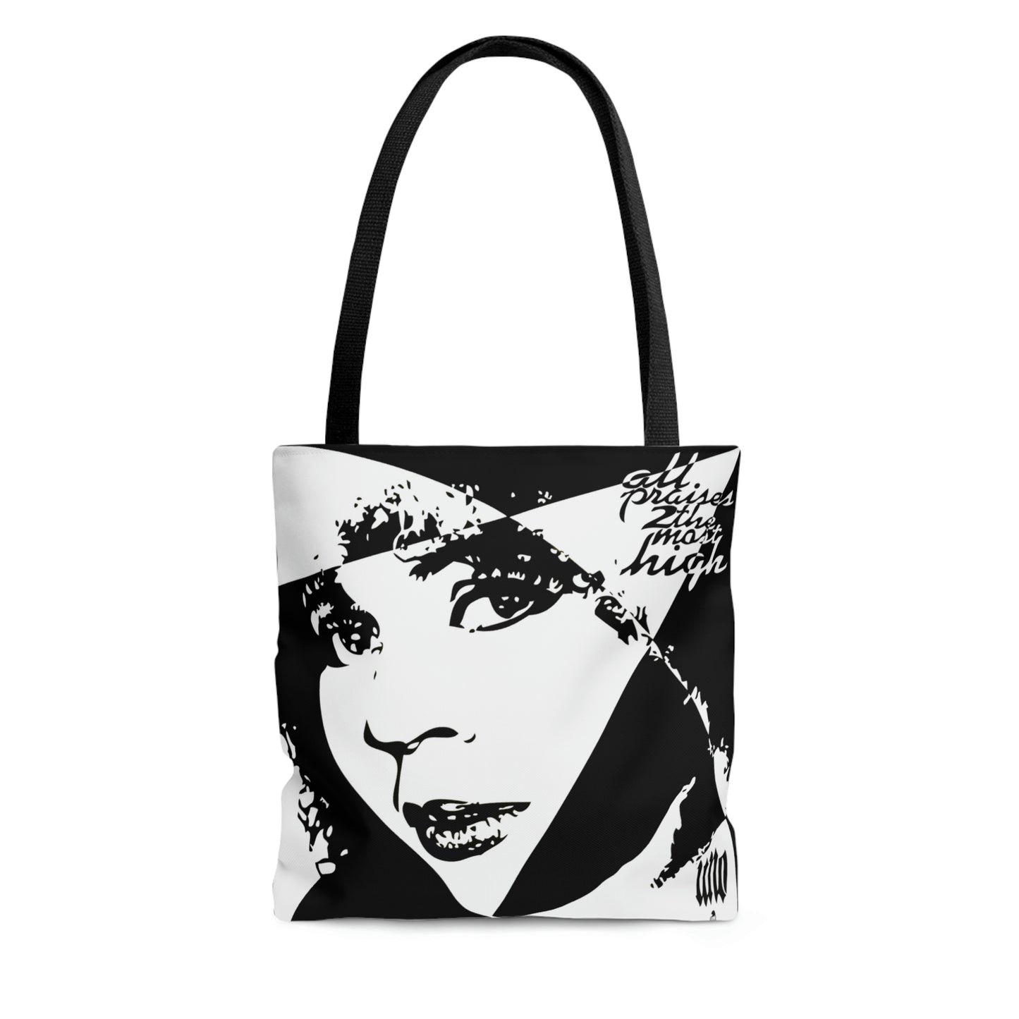 UNO LOVEBLACKLIVES LOVE'NMINI AOP Tote Bag