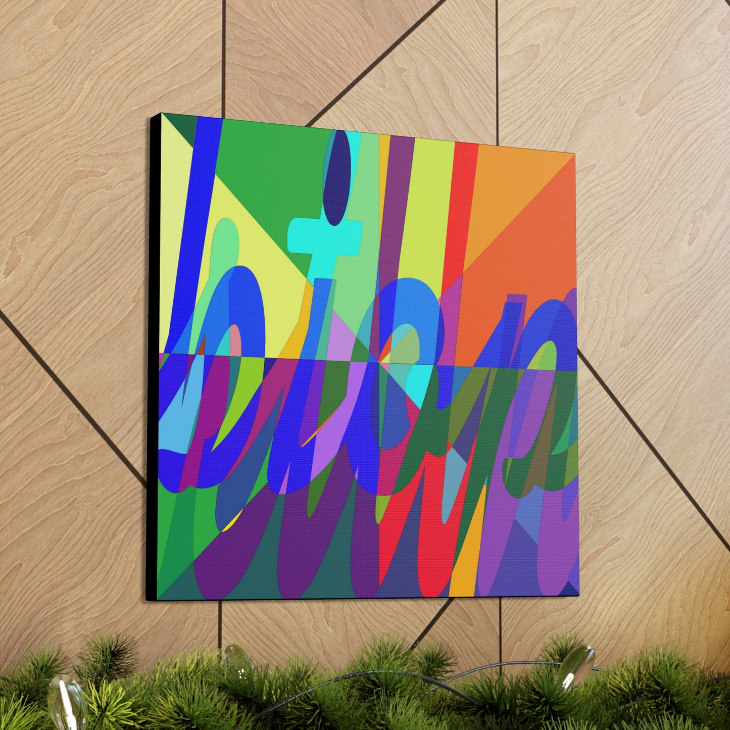 UNO WORD STOPKILL'N 12, 20, 24,& 36" Square Canvas Gallery Wraps