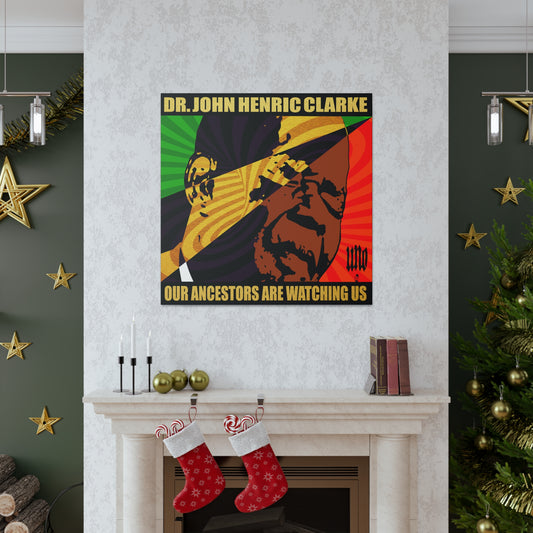 UNO LOVEJOHNHENRICCLARKE Our Ancestors Are Watching Us 12, 20, 24, & 36" Square Canvas Gallery Wraps