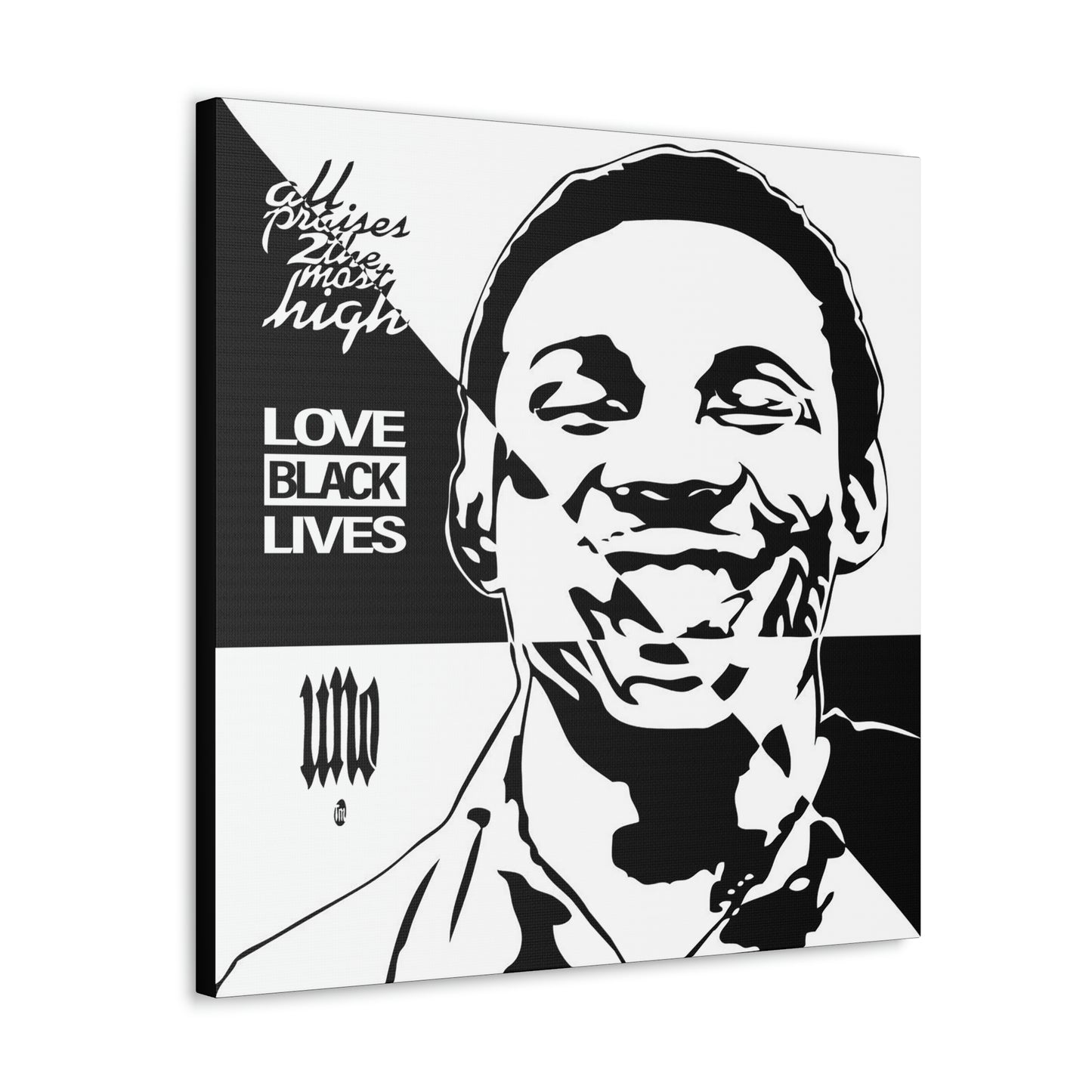 UNOLOVEBLACKLIVES LOVETOOTS Canvas Gallery Wraps