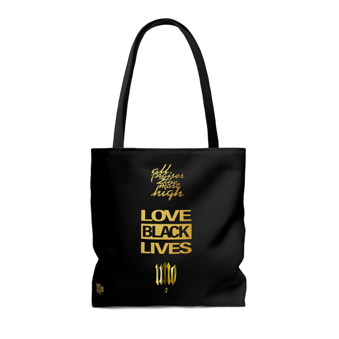 UNO LOVEBLACKLIVES LOVEKHALID AOP Tote Bag