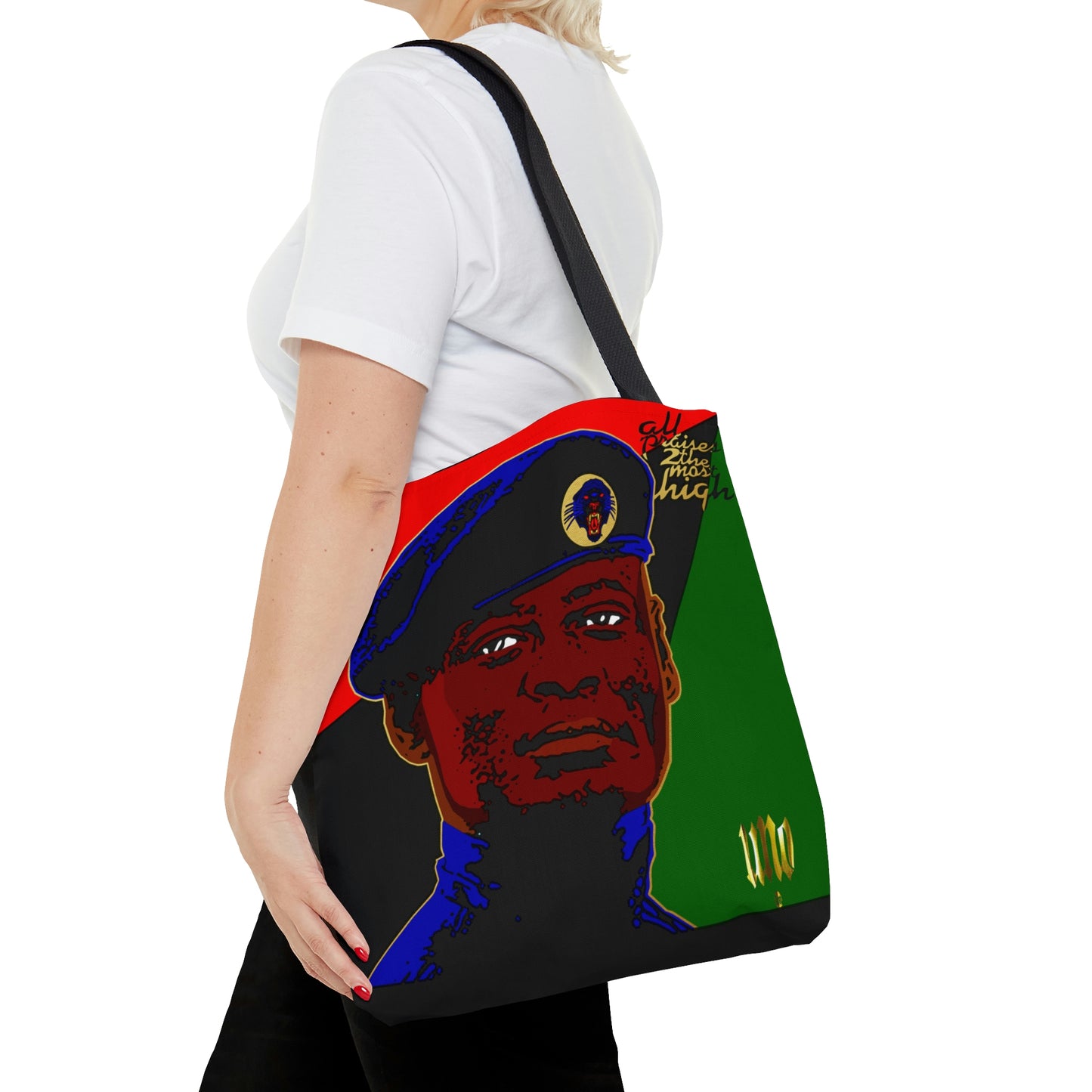 UNO LOVEBLACKLIVES LOVEKHALID AOP Tote Bag