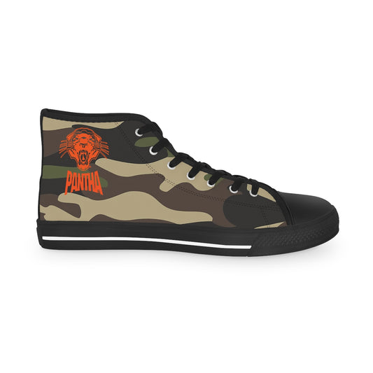 UNO PANTHA Men's High Top Sneakers Camo Collection