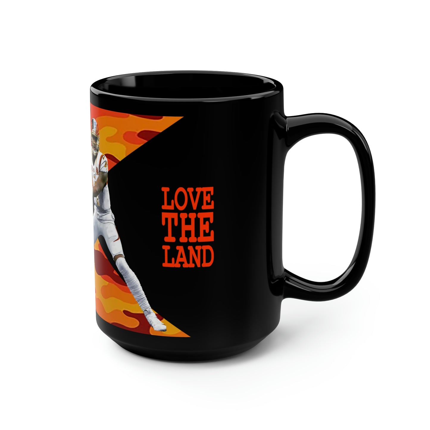 UNO LOVETHELAND Black Mug, 15oz Camo Collection