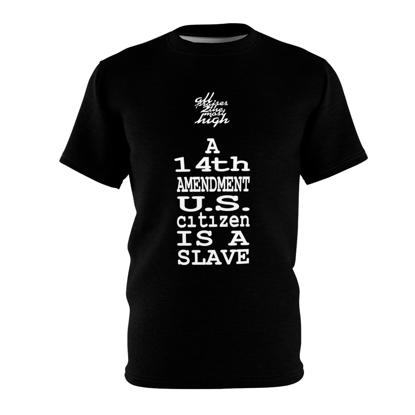 UNO 2THEREPUBLIC 14th AMENDMENT SLAVE Unisex AOP Cut & Sew Tee