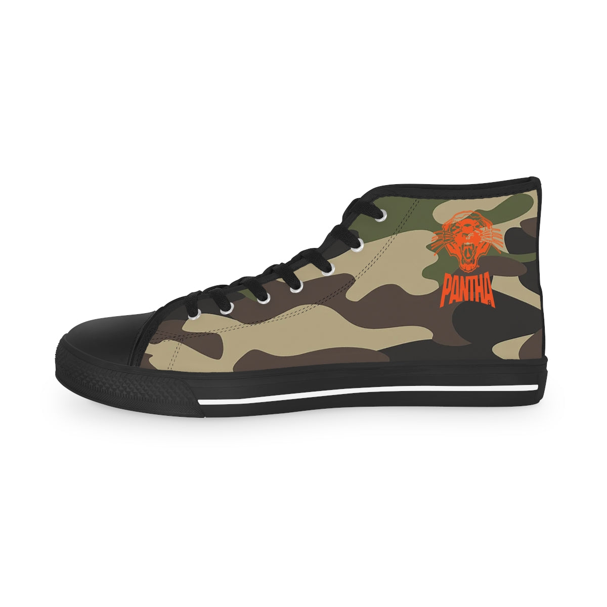 UNO PANTHA Men's High Top Sneakers Camo Collection