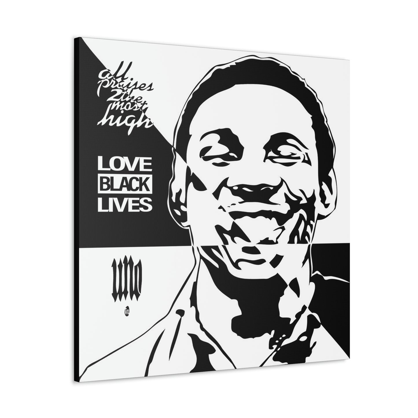 UNOLOVEBLACKLIVES LOVETOOTS Canvas Gallery Wraps