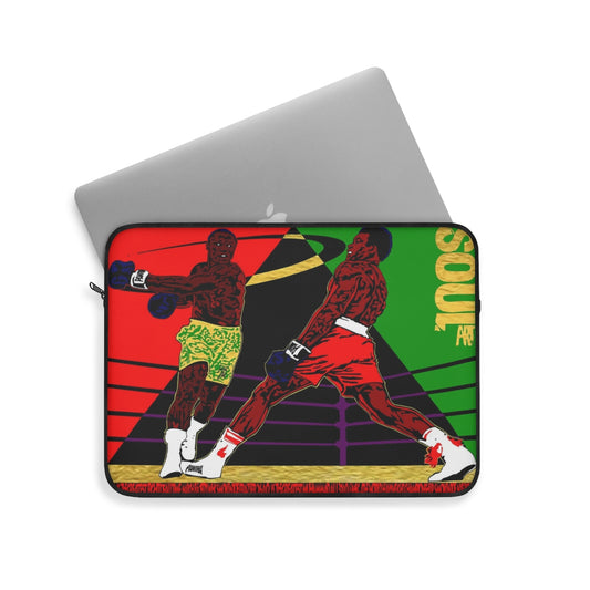 UNO SOULART THE FIGHT Smokin' Joe beats Muhammad Ali SoulArt Laptop Sleeve