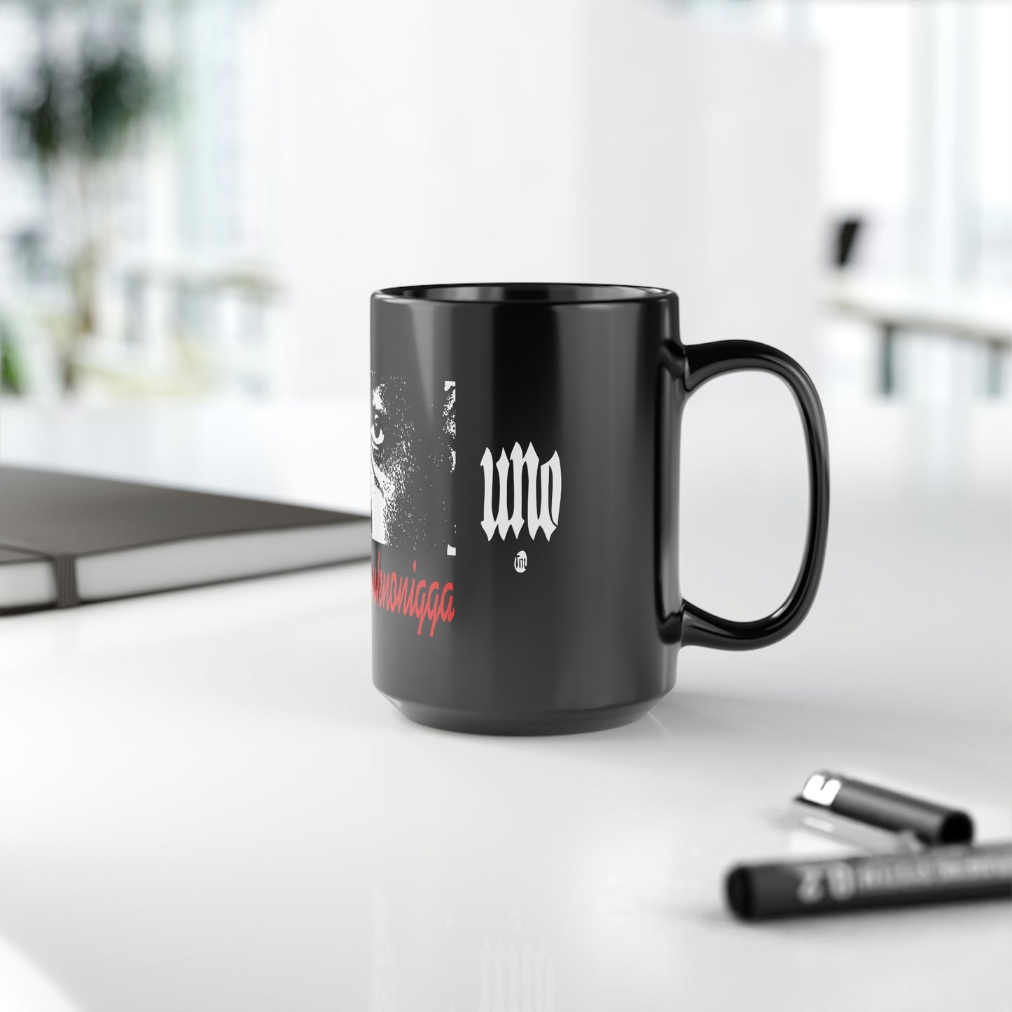 UNO BIGGIE JUICY Black Mug, 15oz