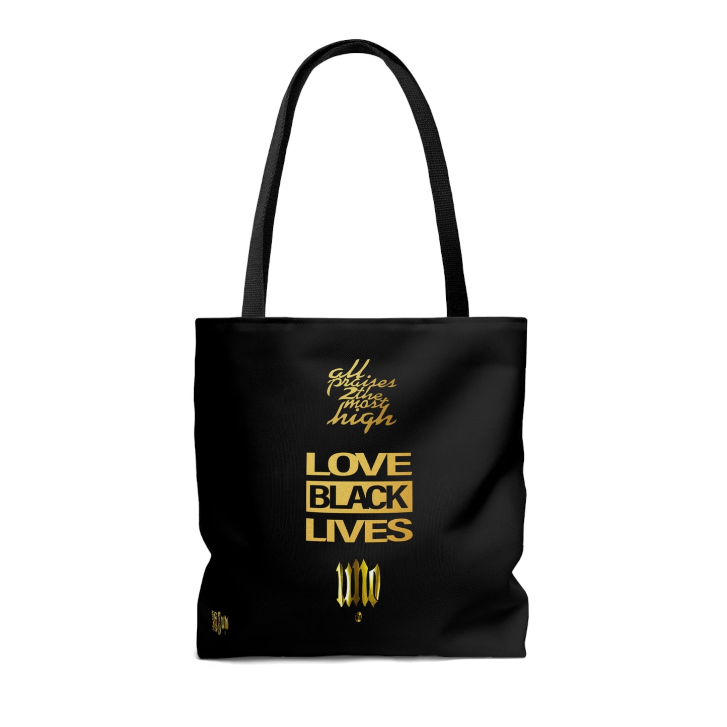 UNO LOVEBLACKLIVES RAYTELLMEWHATISAY AOP Tote Bag