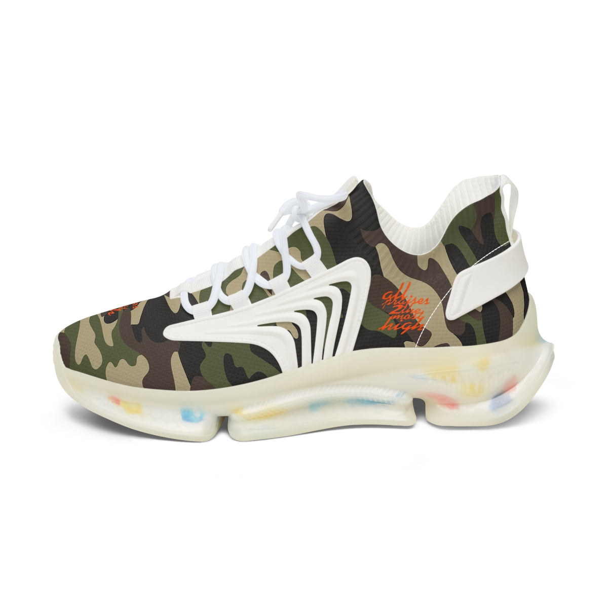 UNO ALL PRAISES Women's Mesh Sneakers Camo Collection