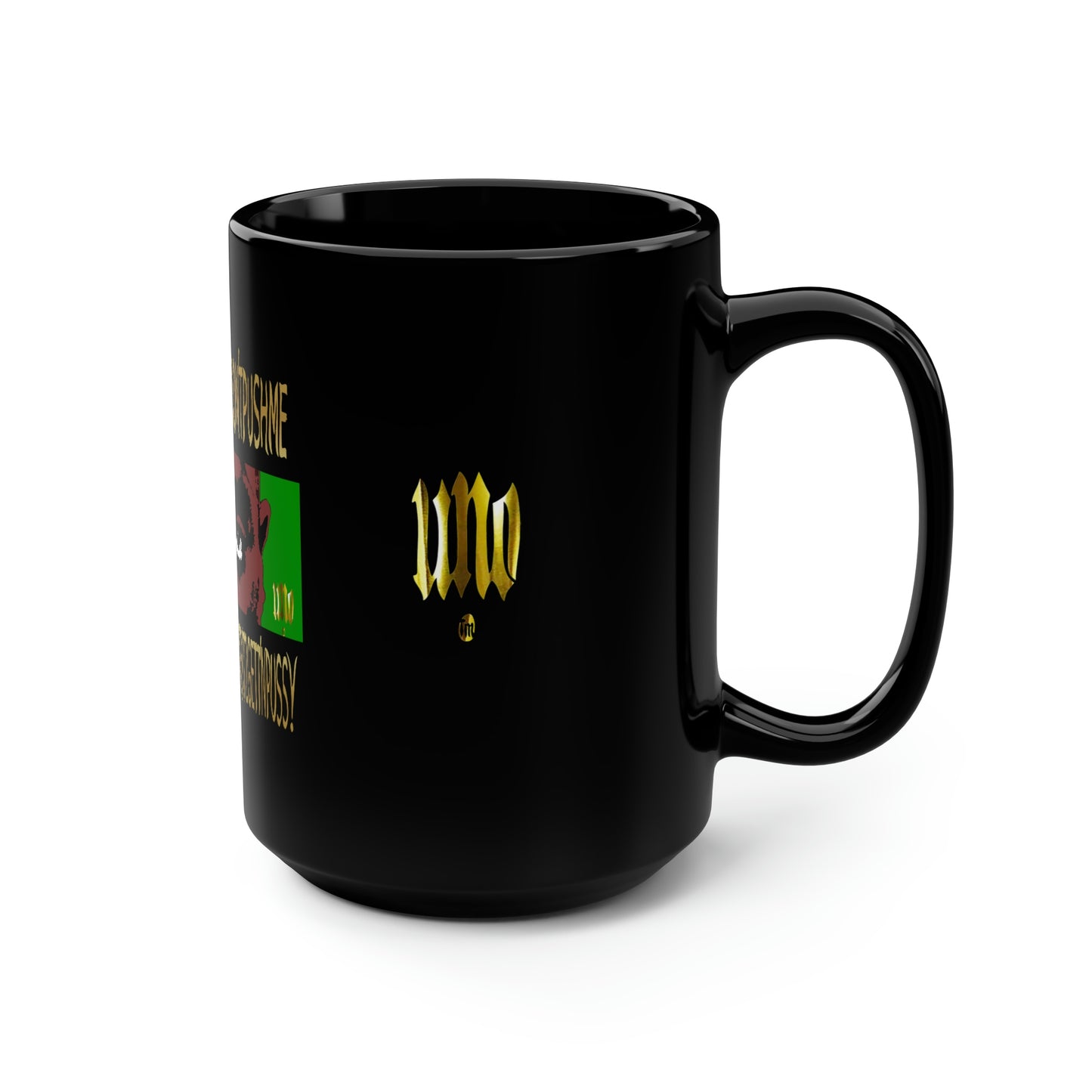 UNO SOULART LOVE2PAC Black Mug, 15oz