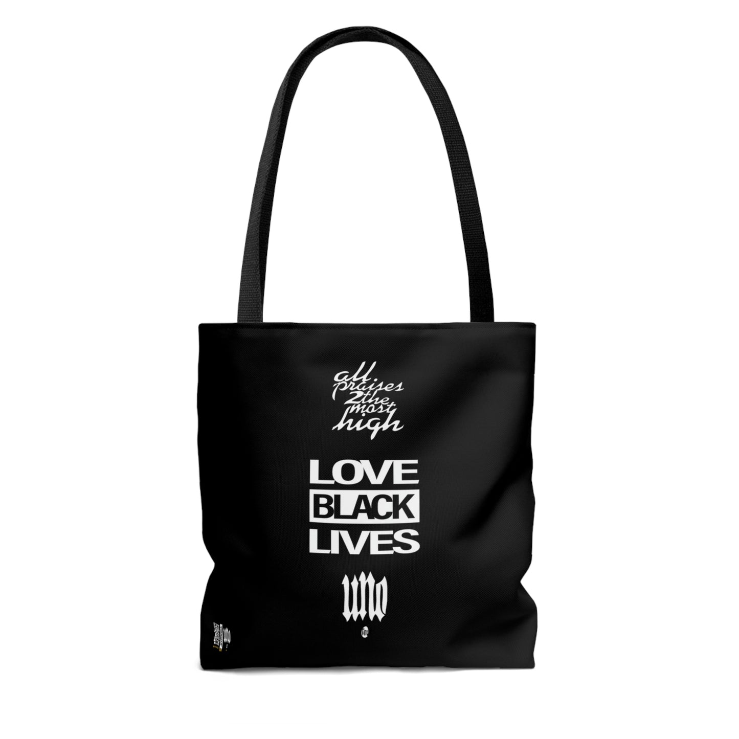 UNO LOVEBLACKLIVES LOVEBOB AOP Tote Bag