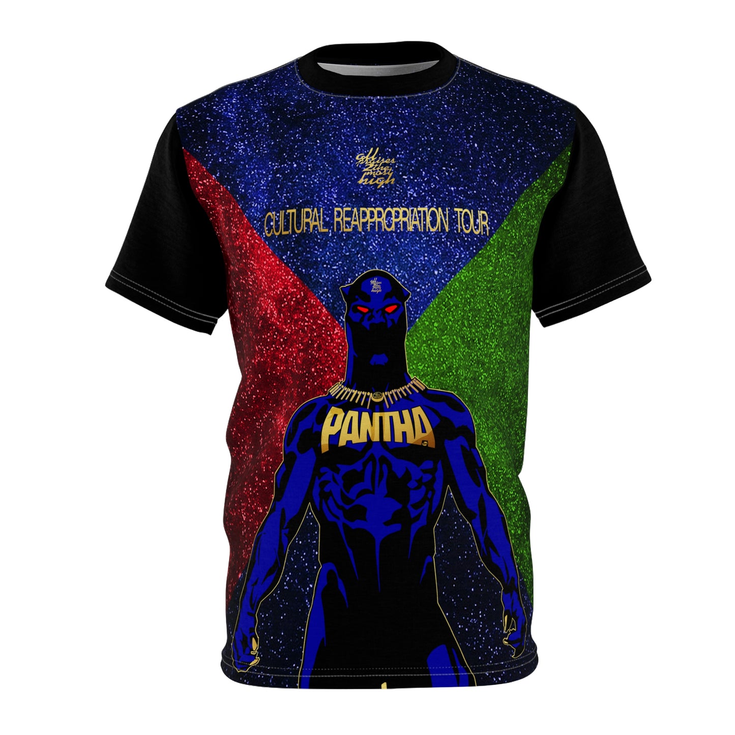 UNO PANTHA Cultural Reappropriation Tour Unisex AOP Cut & Sew Tee