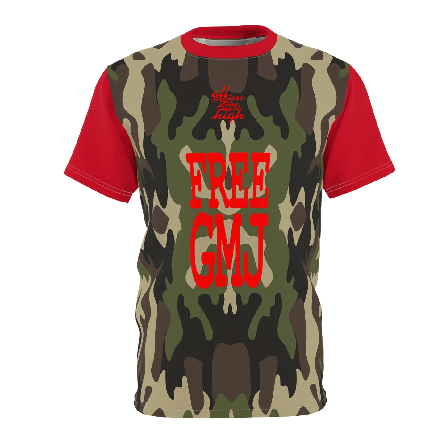 UNO FREEGMJ Unisex AOP Cut & Sew Tee Camo Collection