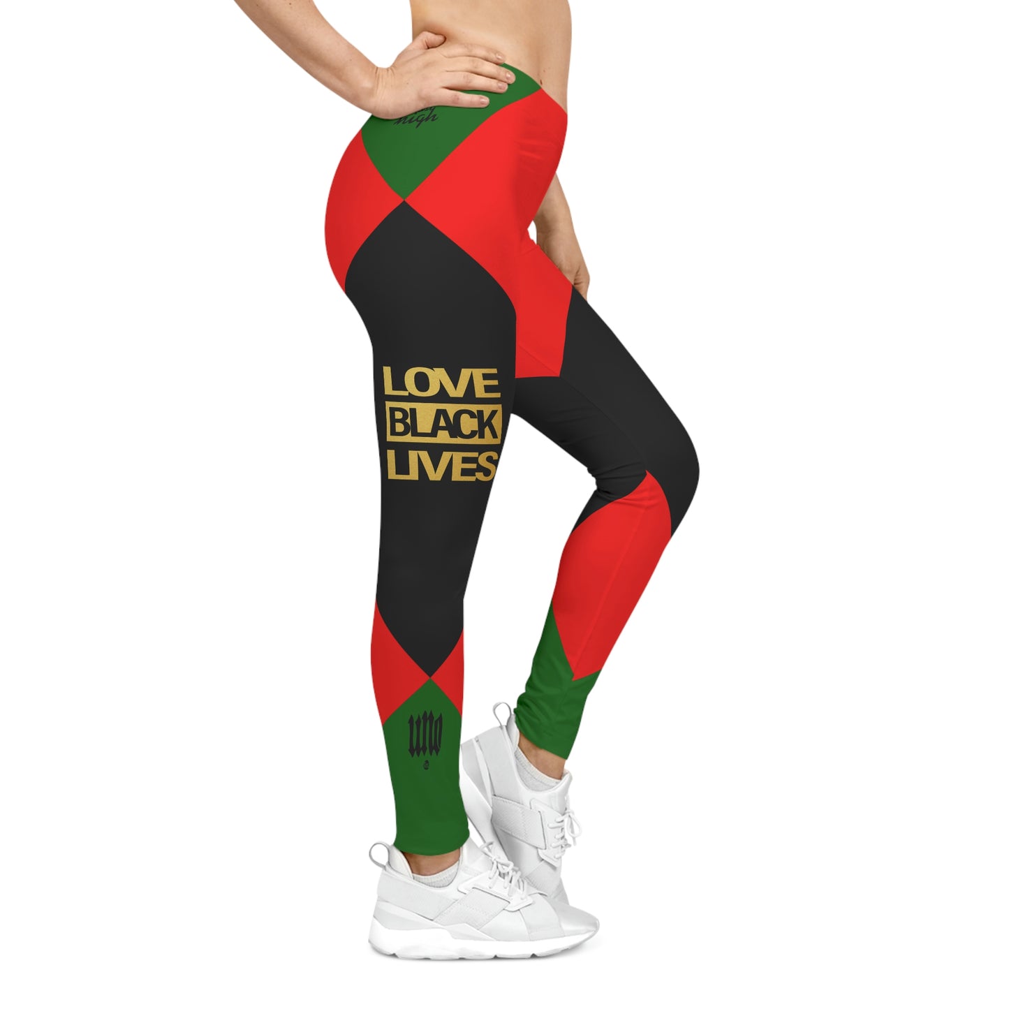 UNO LOVEBLACKLIVES Women's Casual Leggings