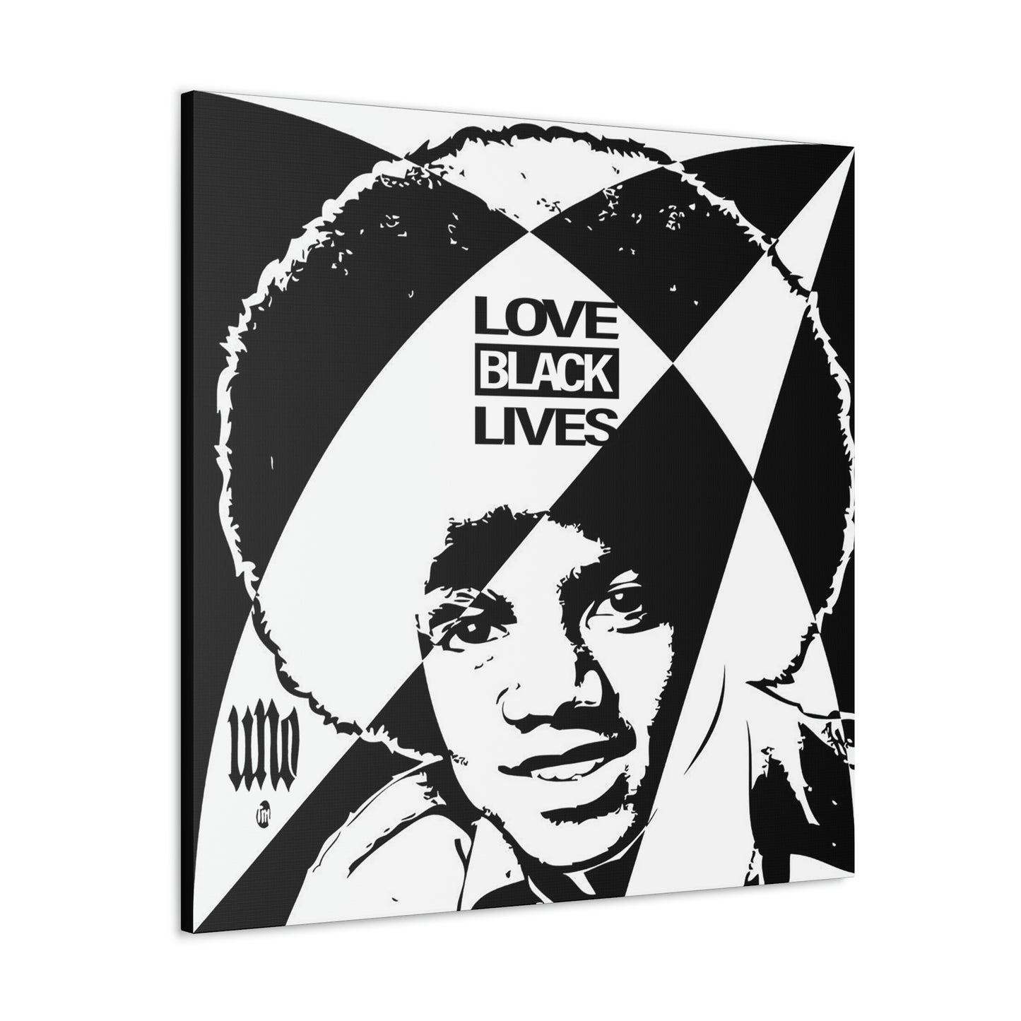 UNO LOVEBLACKLIVES LOVEMIKE4EVA Canvas Gallery Wraps