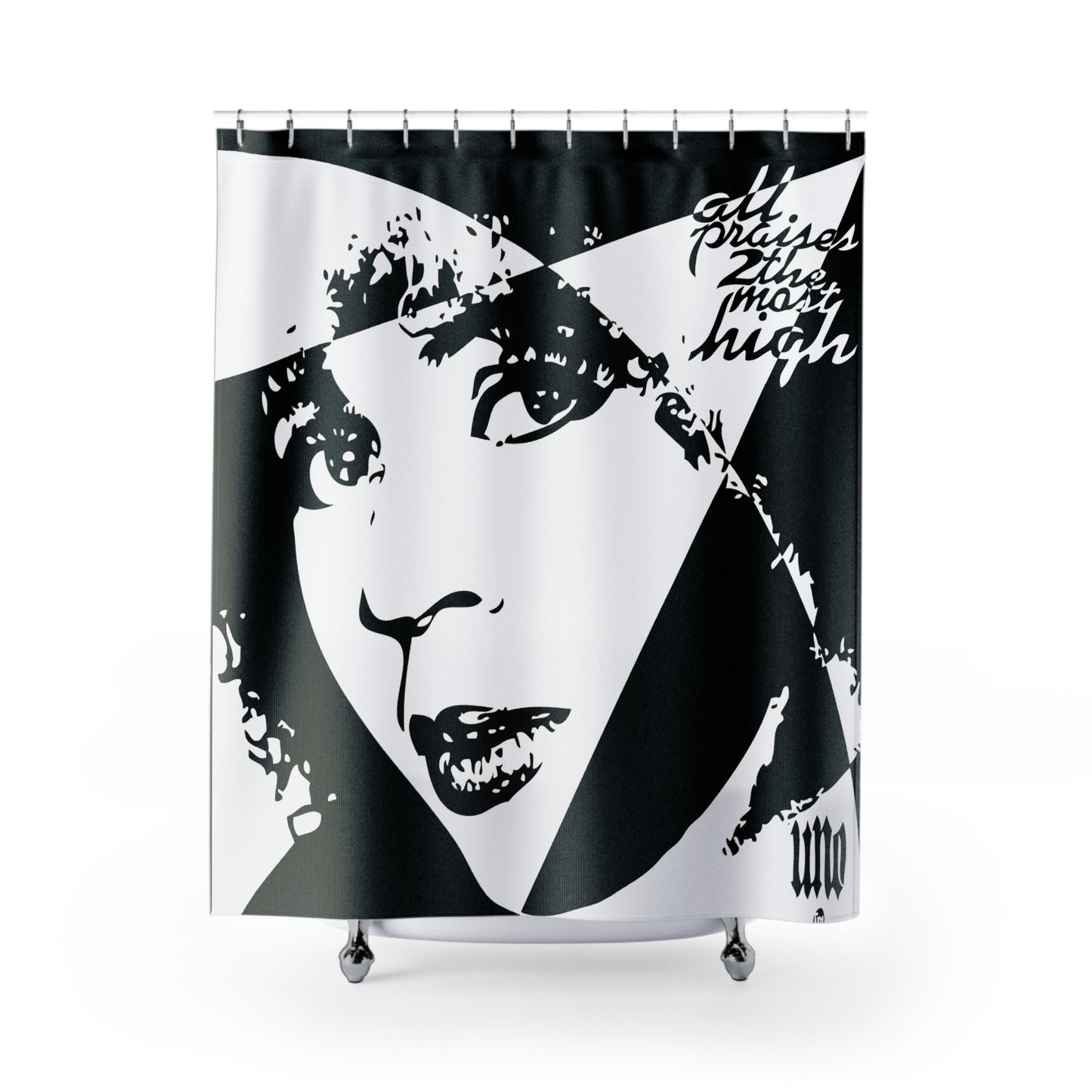 UNO LOVBLACKLIVES LOVEMINI Shower Curtains