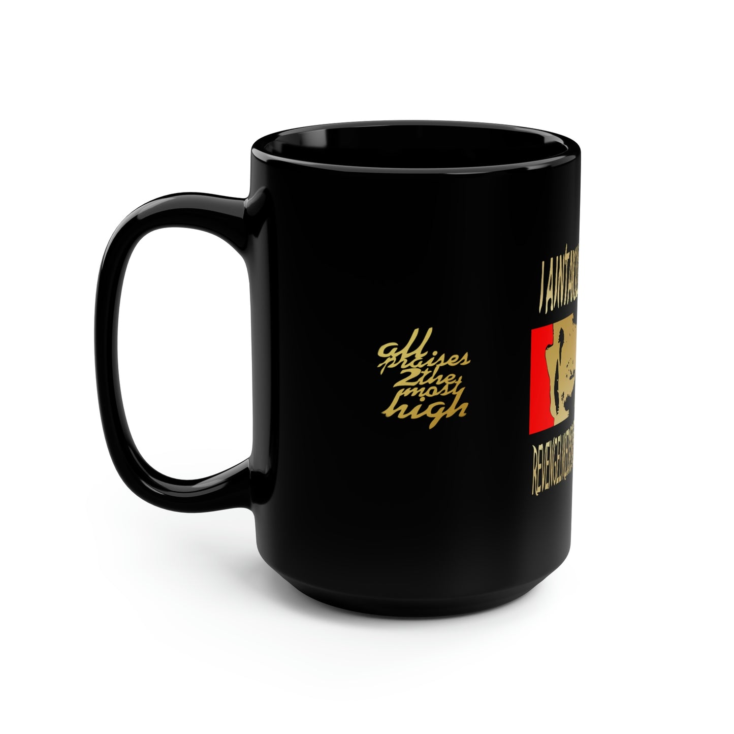 UNO SOULART LOVE2PAC Black Mug, 15oz