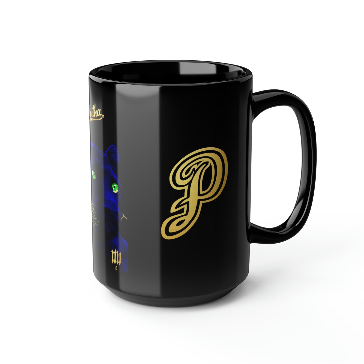 UNO PANTHA Black Mug, 15oz