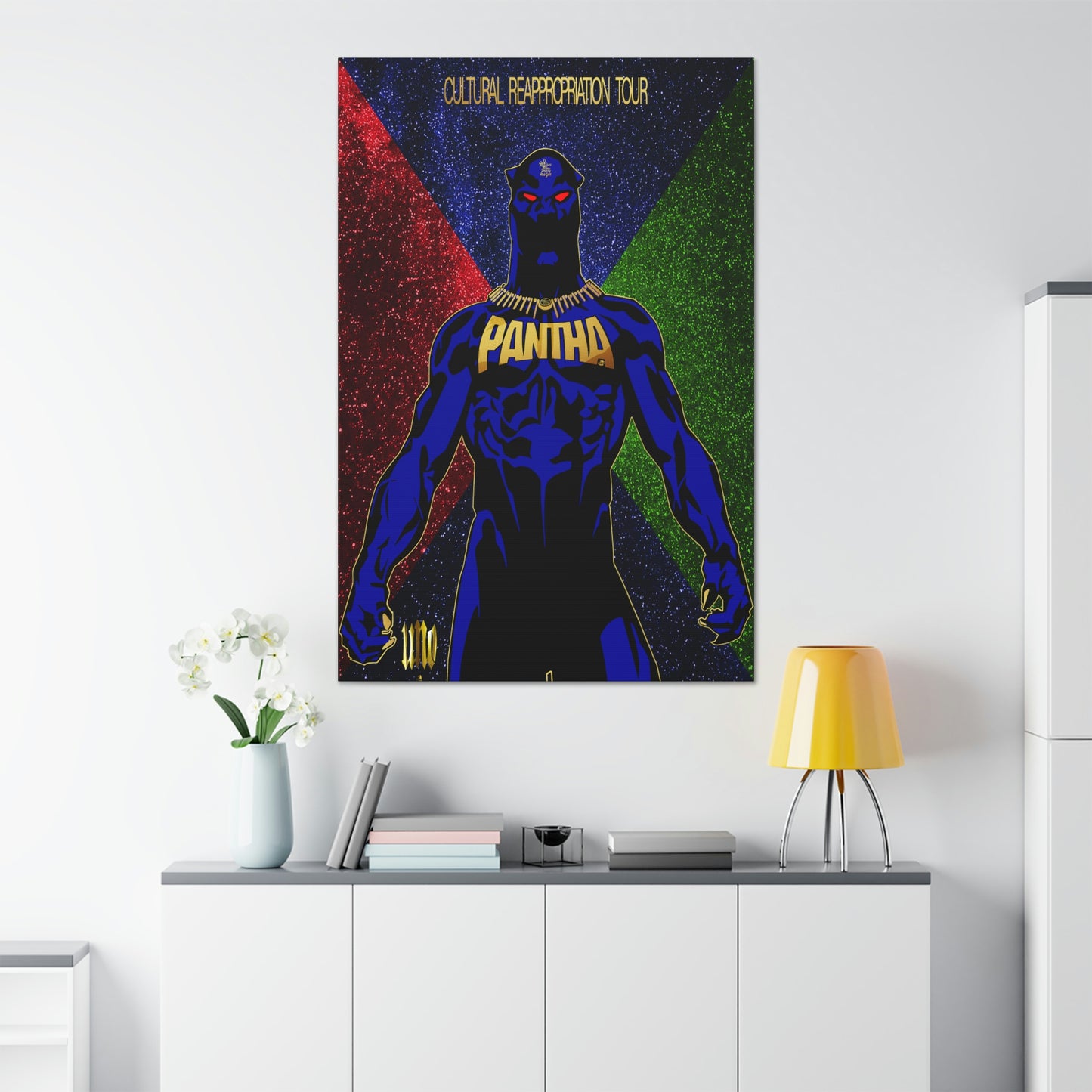 UNO PANTHA Cultural Reappropriation Tour 40x60 Canvas Stretched, 1.5''