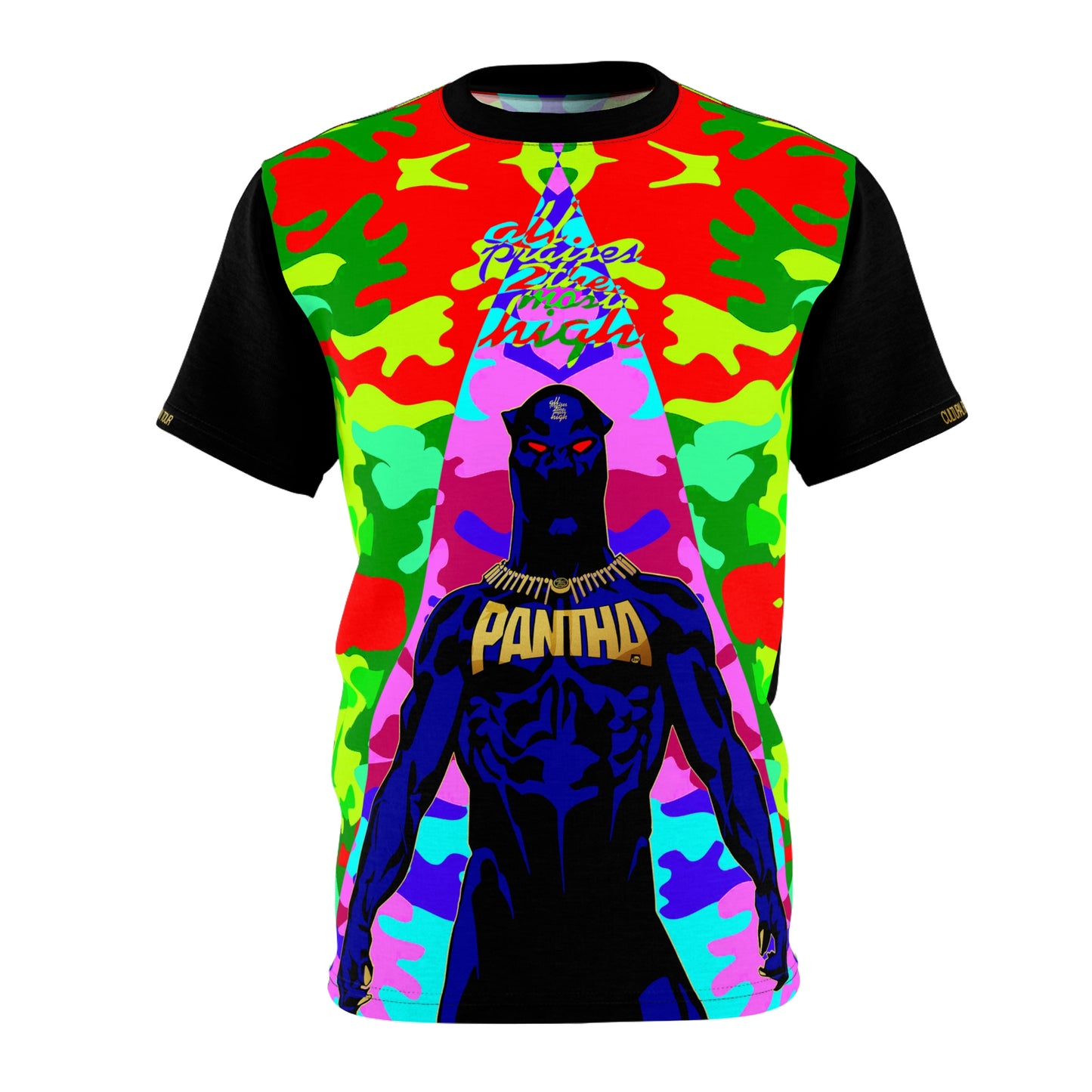 UNO PANTHA CULTURAL REAPPROPRIATION TOUR Unisex Cut & Sew Tee (AOP) Camo Collection