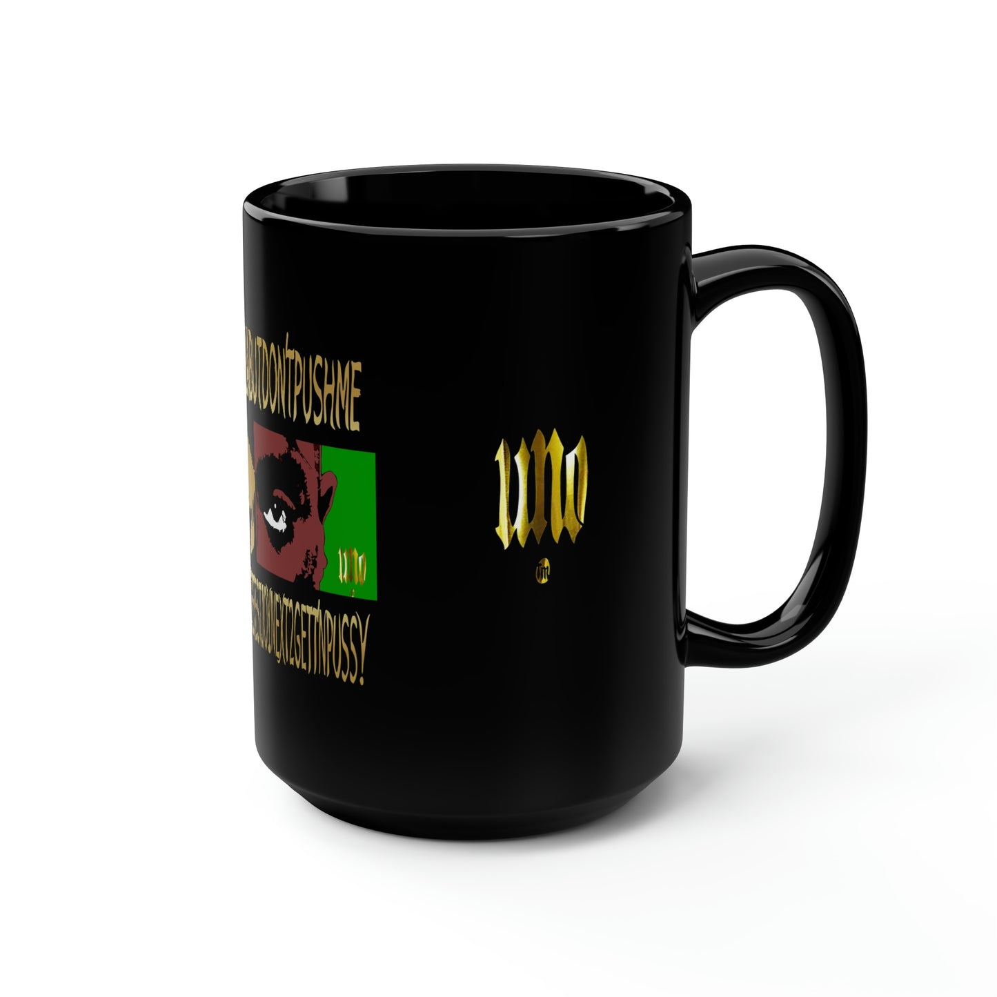 UNO SOULART LOVE2PAC Black Mug, 15oz