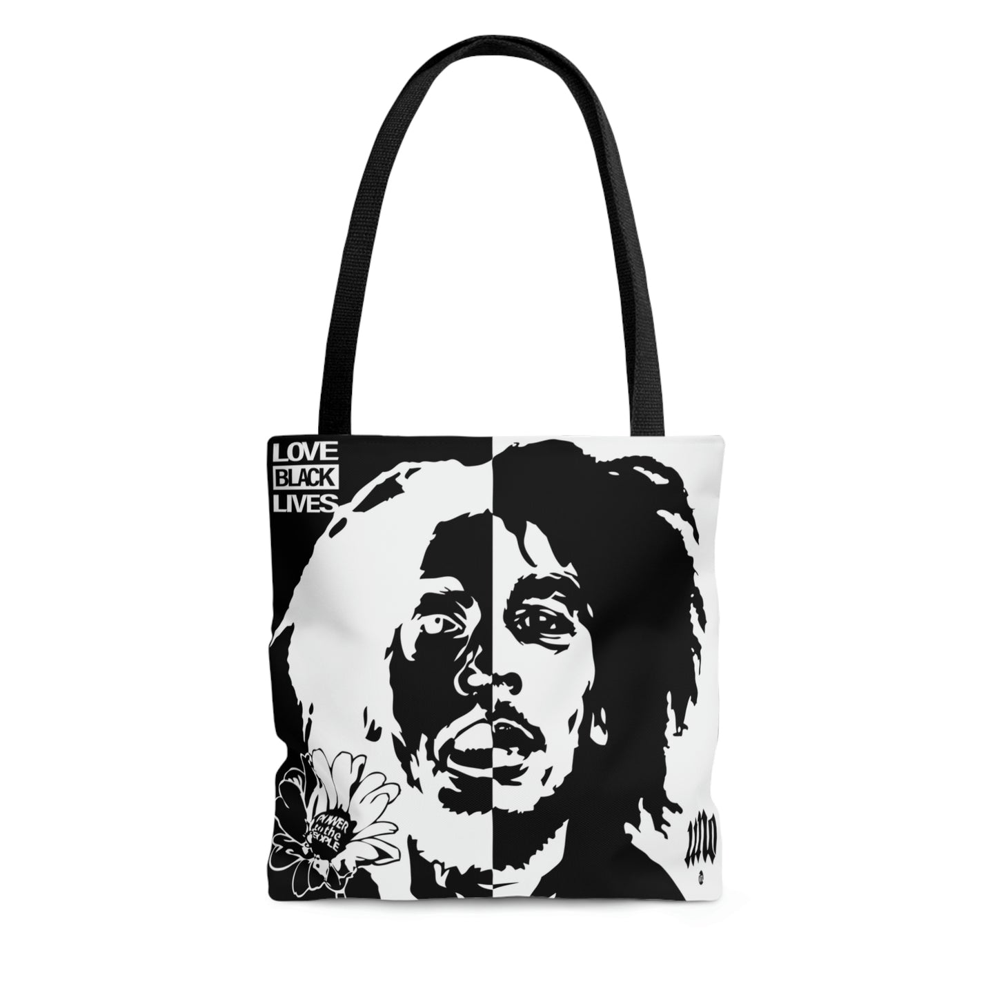 UNO LOVEBLACKLIVES LOVEBOB AOP Tote Bag